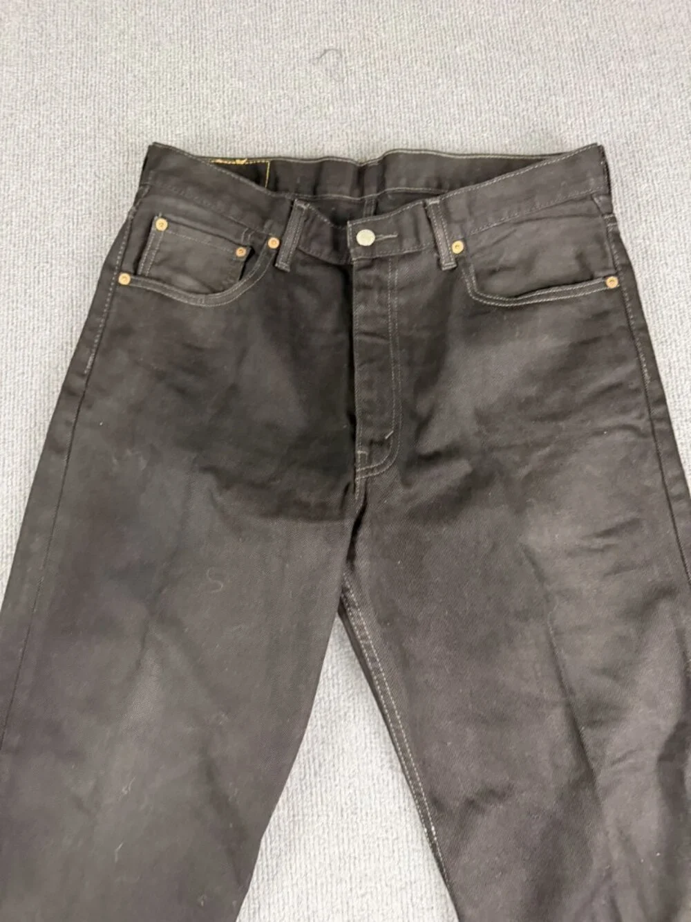 Levis 550 Mens Black Jeans Size W34 L30 Relaxed Fit Denim